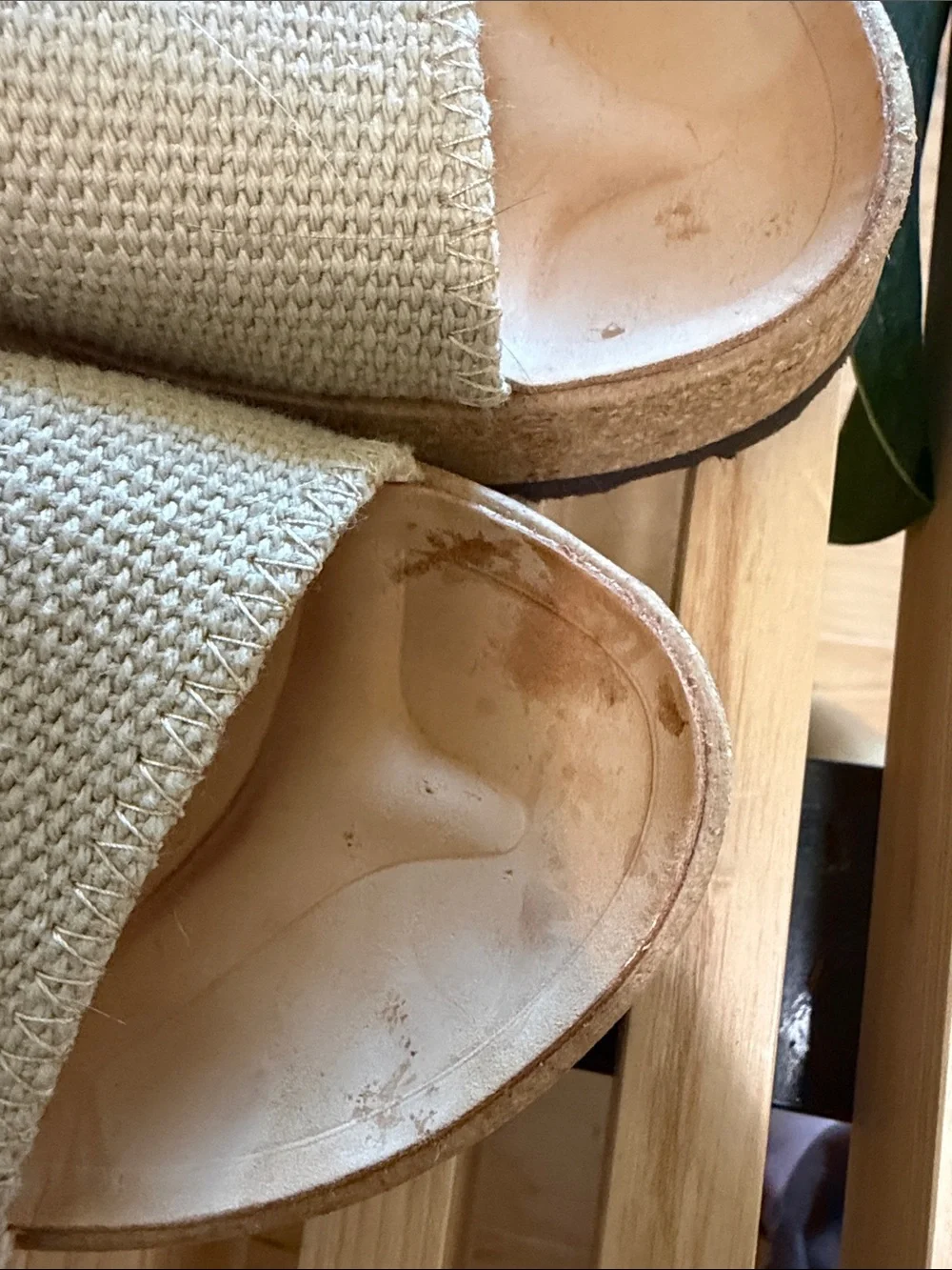 Papillio Beige Canvas Sandals